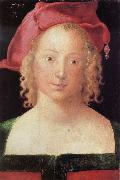Albrecht Durer, Young Woman with a Red Beret
